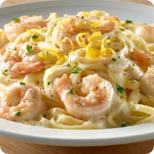 Tagliolini limone e gamberi