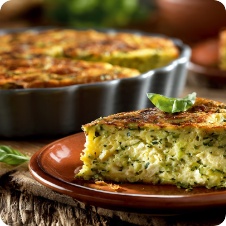 Frittata al forno con zucchine e ricotta