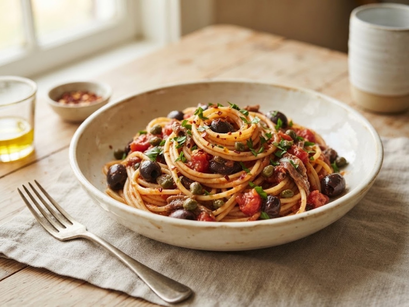 Spaghetti alla puttanesca
