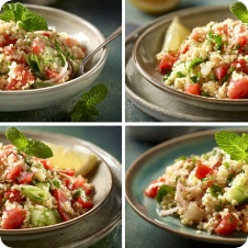 Tabulé di bulgur con verdure