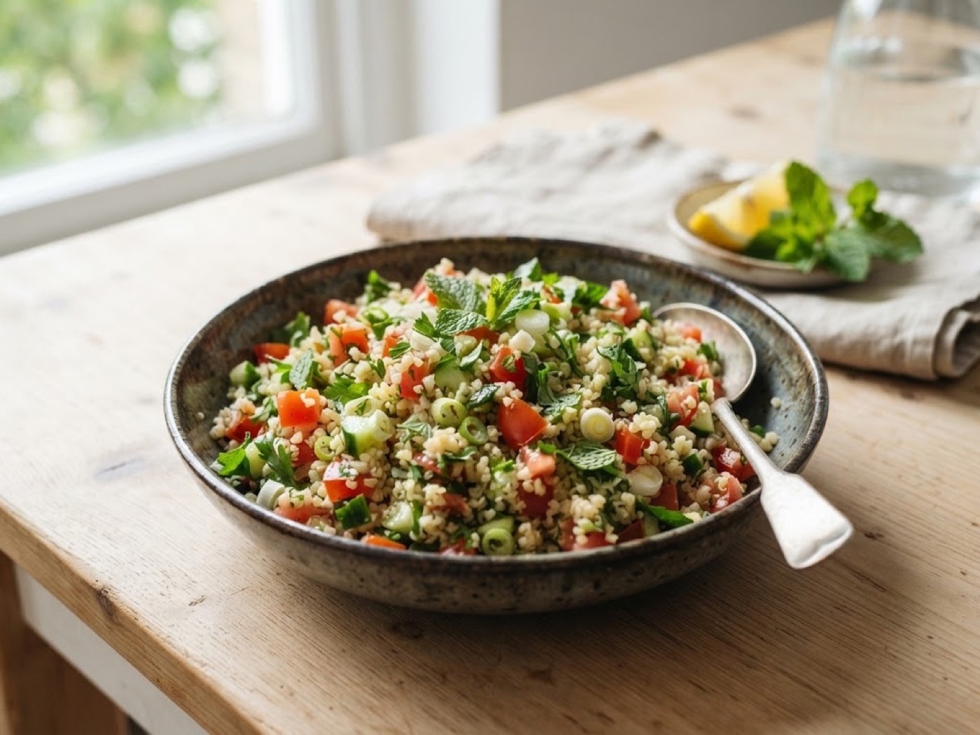 Tabulé di bulgur con verdure