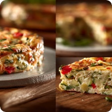 Frittata fredda di verdure miste