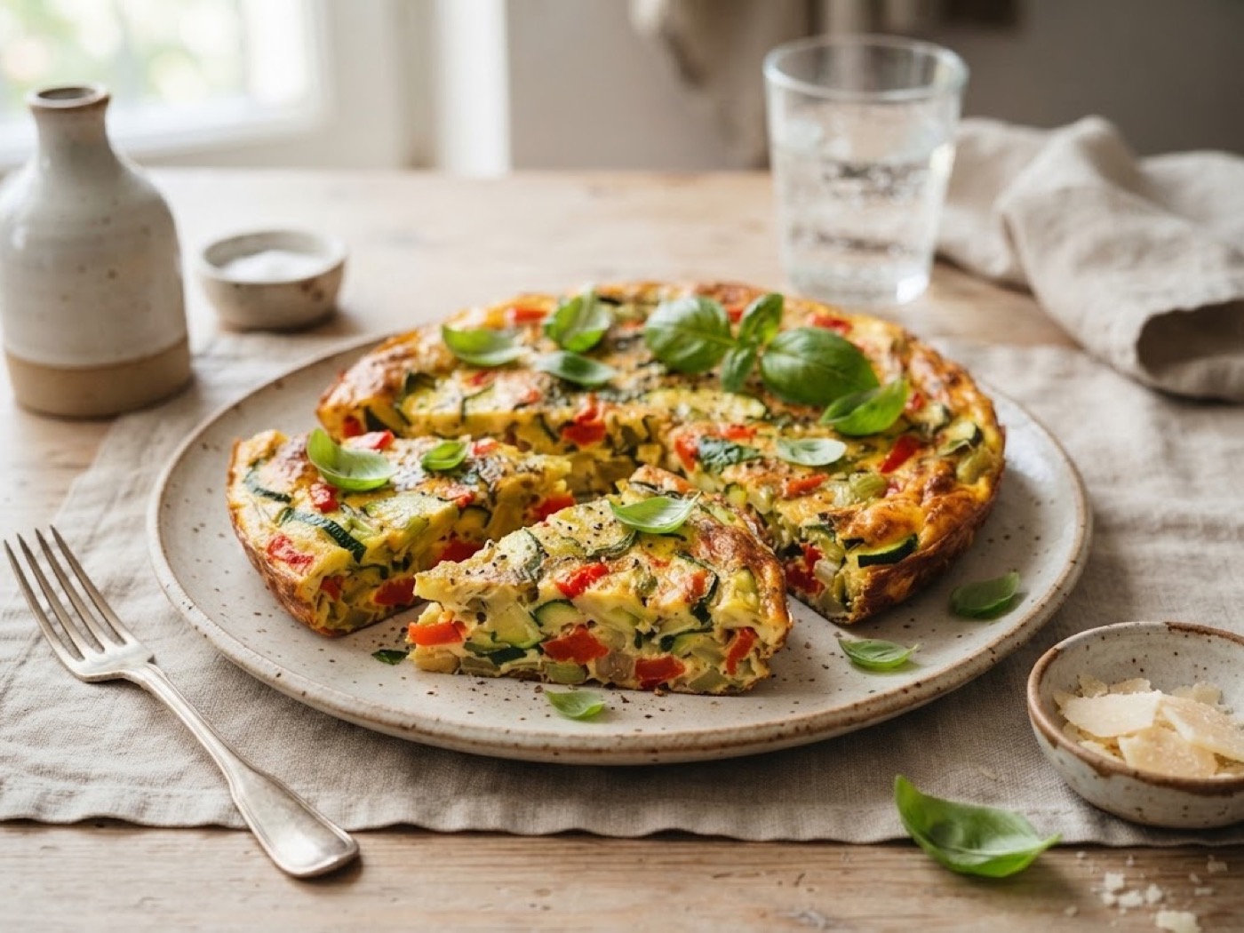 Frittata fredda di verdure miste