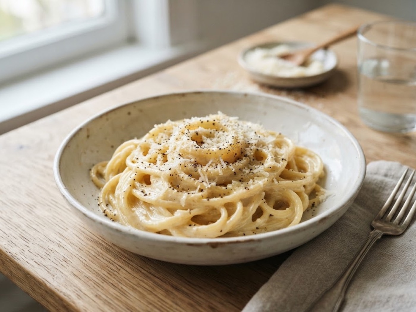 Pasta al burro e parmigiano