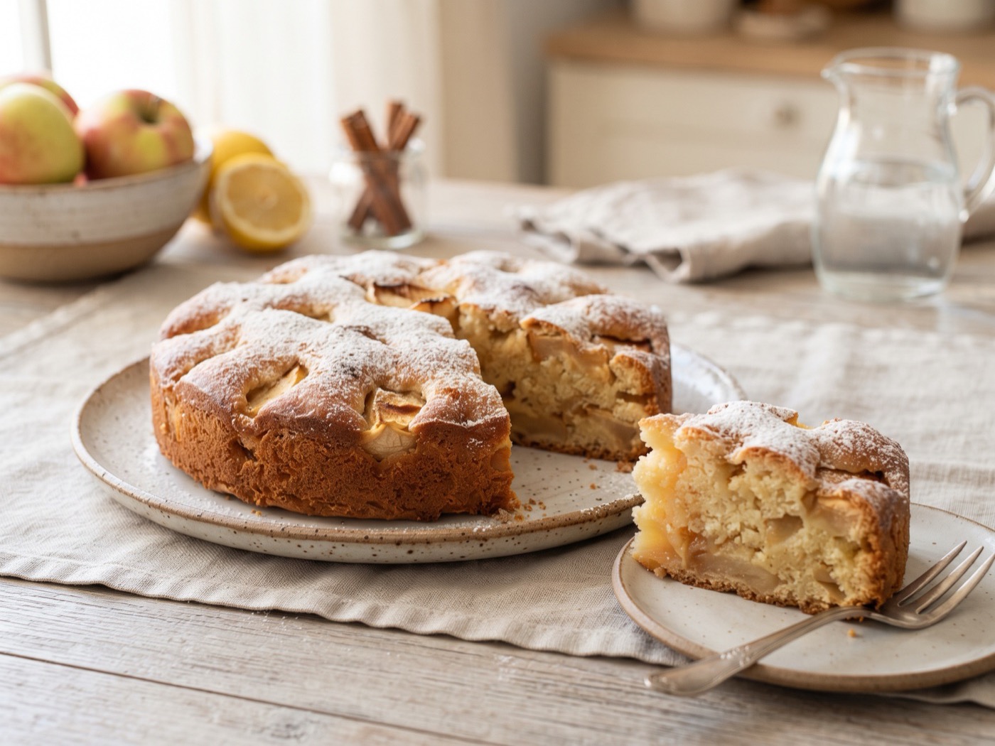 Torta di mele soffice