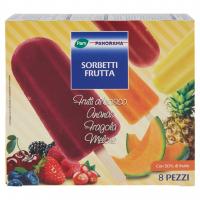 Sorbetti Frutta Frutti di Bosco Ananas Fragola Melone