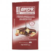 Amor & i Torroncini Torroncini Assortiti Ricoperti di Cioccolato Fondente Extra