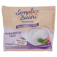 40% di Grassi in Meno Mozzarella Light