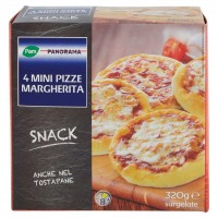 4 Mini Pizze Margherita Surgelate  (80g x 4)