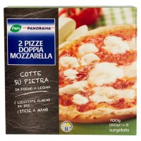 2 Pizze Doppia Mozzarella Surgelate  (350g x 2)