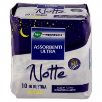 Assorbenti Ultra Notte con Ali in Bustina 10 Pz