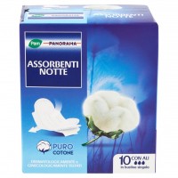Assorbenti Notte con Ali in Bustina Singola 10 Pz