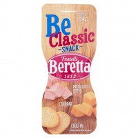 Be Classic Snack Prosciutto Cotto Cheddar Crostini