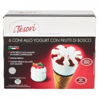 Coni allo Yogurt con Frutti di Bosco