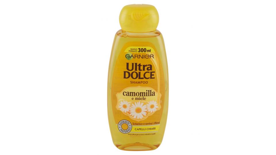 Garnier Ultra Dolce Shampoo all'estratto di Camomilla e Miele capelli