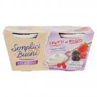 0,1% di Grassi Frutti di Bosco Yogurt Magro con Frutta in Pezzi  ()