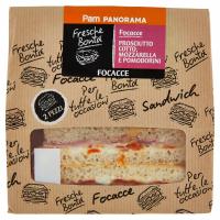 Focacce Prosciutto Cotto, Mozzarella e Pomodori