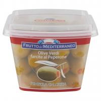 Frutto del Mediterraneo Olive Verdi Farcite al Peperone