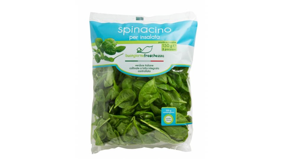 Spinacino per Insalata Lavata e Pronta al Consumo