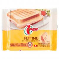 Fettine di Formaggio Fuso con Emmentaler Svizzero Dop 140 g