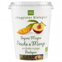 Yogurt Magro Pesche e Mango con Frutta in Pezzi il Viaggiator Biologico