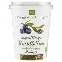Yogurt Magro Mirtilli Neri con Frutta in Pezzi il Viaggiator Biologico