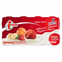 Yogurt Intero Albicocca - Banana - Fragola - Pesca 