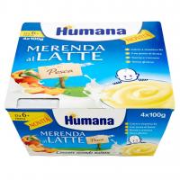 Merenda al Latte Pesca 4 x 100 g