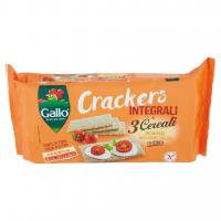Crackers Integrali ai 3 Cereali Riso Integrale, Mais e Grano Saraceno con Quinoa