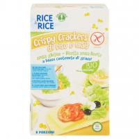 Rice & Rice Crispy Crackers di Riso e Mais 8 x 25 g