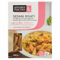 Sedani Rigati Germe di Frumento,glutine,farina di Farro e Orzo,fibra d'Avena 500g