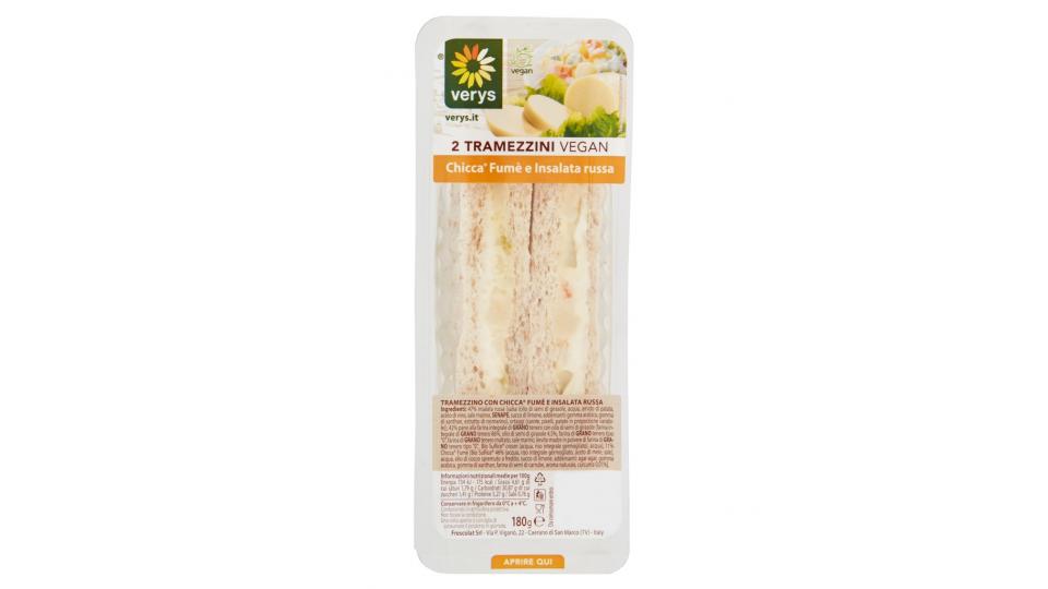 2 Tramezzini Vegan Chicca Fumè e Insalata Russa