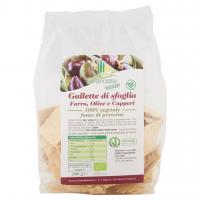 Bio Gallette di Sfoglia Farro, Olive e Capperi