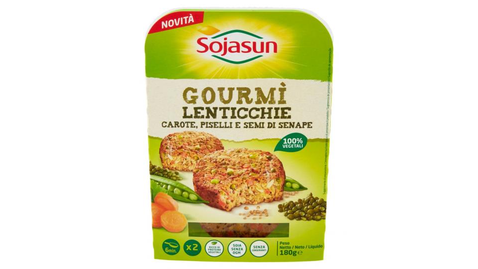 Gourmì Lenticchie Carote, Piselli e Semi di Senape