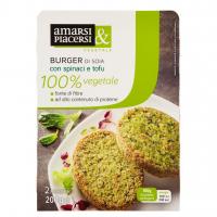 Burger di Soia con Spinaci e Tofu 2 x 100 g