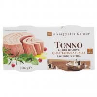 Tonno All' Olio di Oliva Qualita' Pinna Gialla 2x160 Gr il Viaggiator Goloso