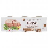 Tonno in Olio di Oliva   Qualita' Pinna Gialla  3x80 Gr il Viaggiator Goloso