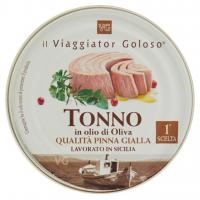 Tonno in Olio di Oliva Qualita'   Pinna Gialla  240 Gr il Viaggiator Goloso
