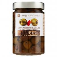 Olive Verdi Schiacciate