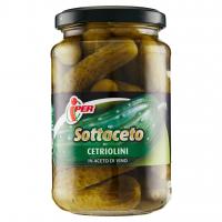 Cetriolini Sottaceto in Aceto di Vino 180 g Sgocciolato