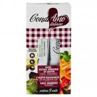 Olio Extra Vergine di Oliva 30 Ml - Aceto Balsamico di Modena Igp - Sale Marino