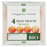 4 Uova Fresche Biologiche Cat. a il Viaggiator Goloso Bio