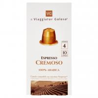 Capsule Caffe' Espresso Cremoso 100% Arabica il Viaggiator Goloso