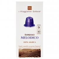 Capsule Caffe' Espresso Melodico 100% Arabica il Viaggiator Goloso