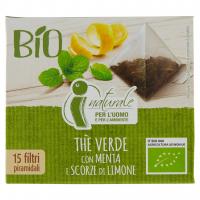 Thè Verde con Menta e Scorze di Limone 15 x 2 g