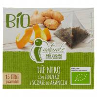 Thè Nero con Zenzero e Scorze di Arancia 15 x 2 g