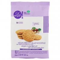 Go Vegan Vegan Biscotti alle Nocciole con Farina di Avena e Orzo