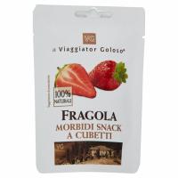 Morbidi Snack a Cubetti Gusto Fragola  il Viaggiator Goloso