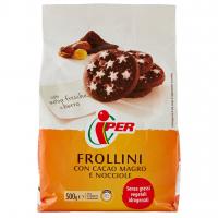 Frollini con Cacao Magro e Nocciole 500 g