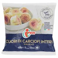 Cuori di Carciofi Interi Surgelati 450 g